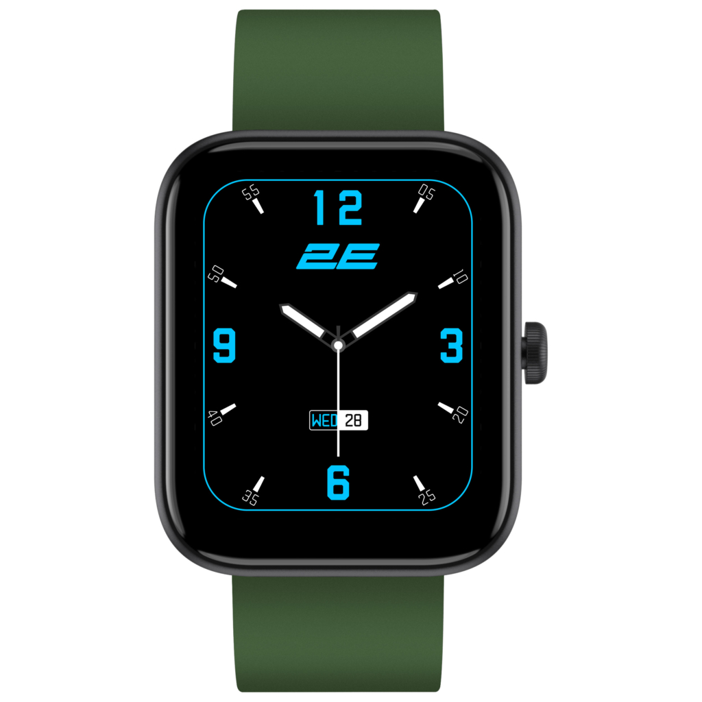 2E Smart Watch Alpha SQ Music Edition 46 mm Black-Green