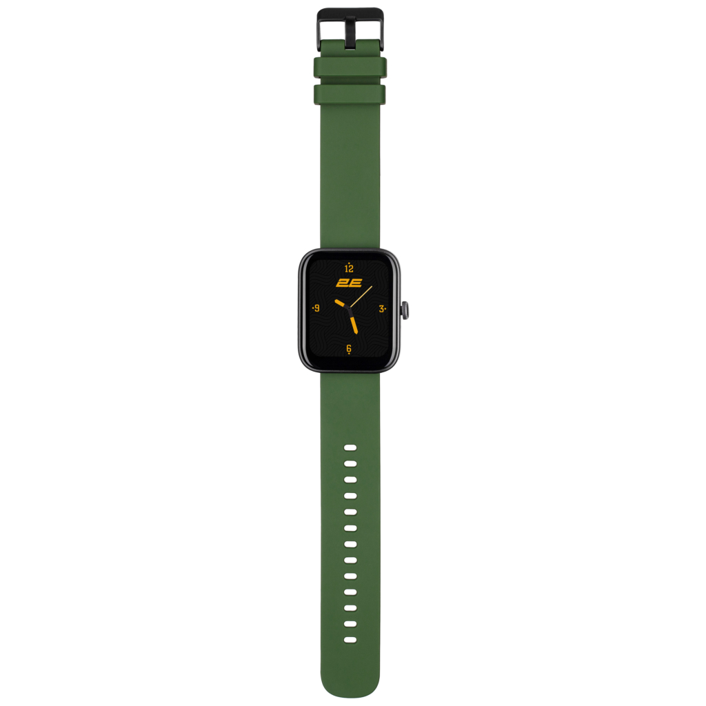 2E Smart Watch Alpha SQ Music Edition 46 mm Black-Green