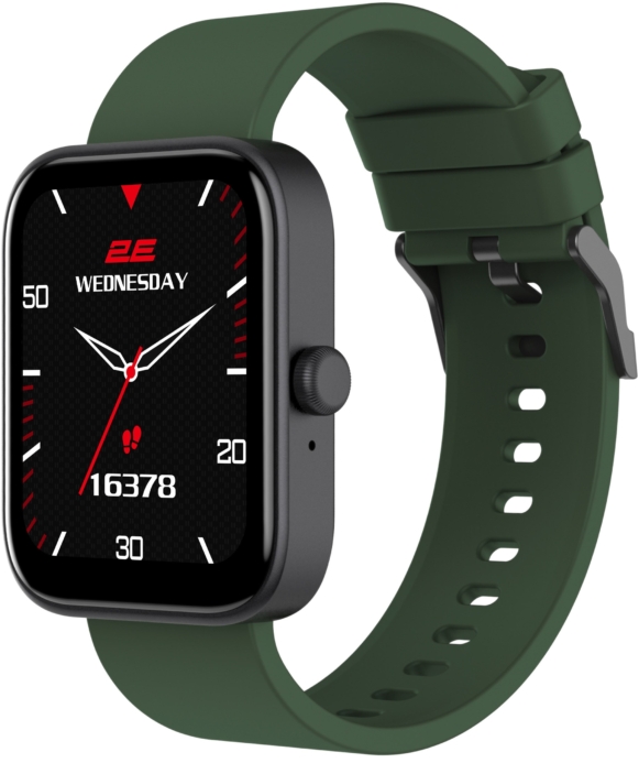 Смарт-часы 2E Alpha SQ Music Edition 46mm Black-Green