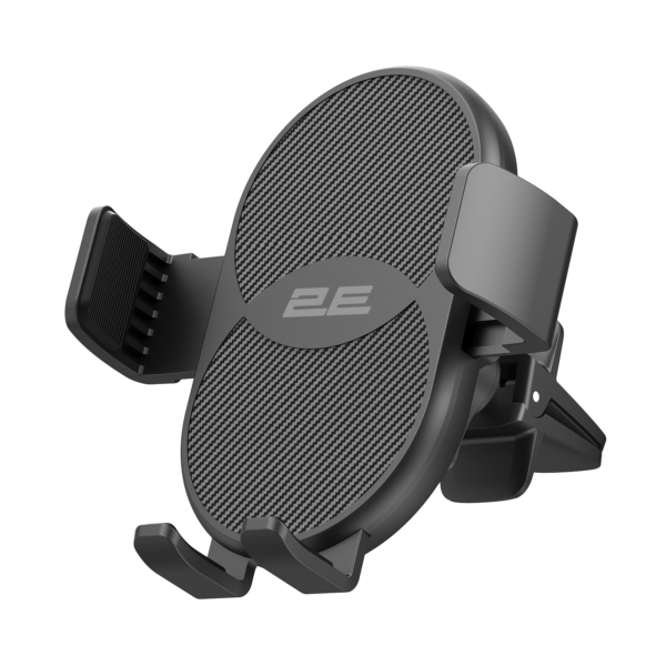 Автомобільний тримач смартфона 2Е Airvent 3.5-6.7″, чорний