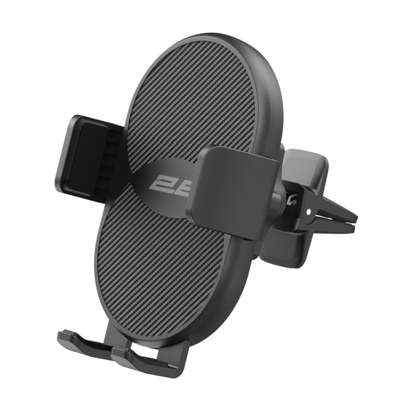 Автомобільний тримач смартфона 2Е Airvent 3.5-6.7″, чорний