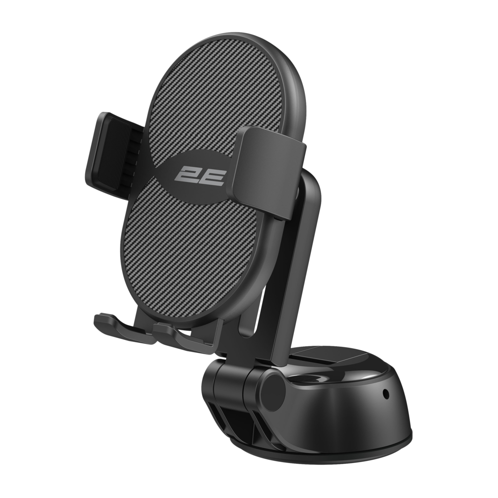 Автомобільний тримач смартфона 2Е Smart 3.5-6.7″, чорний