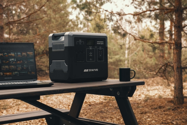 Power Station 2E Syayvo 2400W/2560Wh, WiFi/BT, Parallel System, Fast Charging