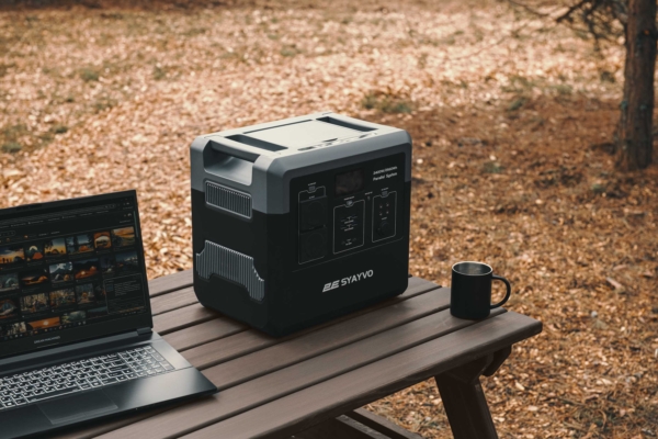 Power Station 2E Syayvo 2400W/2560Wh, WiFi/BT, Parallel System, Fast Charging
