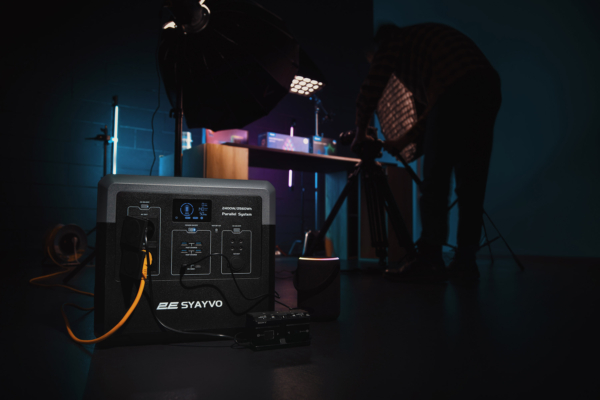 Power Station 2E Syayvo 2400W/2560Wh, WiFi/BT, Parallel System, Fast Charging