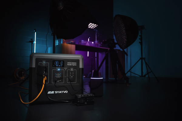 Power Station 2E Syayvo 2400W/2560Wh, WiFi/BT, Parallel System, Fast Charging