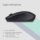 Mouse 2E MF270 Rechargeable, White LED, WL, black