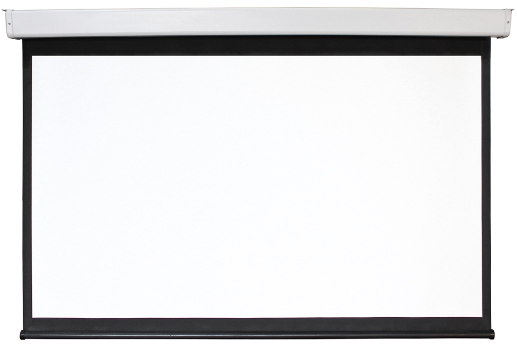 Motorized 2E screen ceiling mount, 16:9, 135″, 3×1.68 m, MW