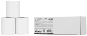 2E Thermo label TL-75×50 (3 roll)