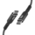 Кабель USB-C > USB-C заряджання/синхронізації 2E 1м, 240Вт Type-C, плетений, чорний