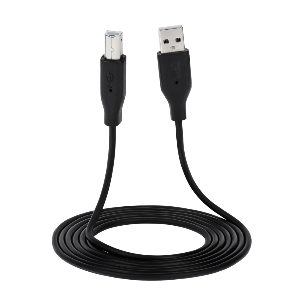 2E Кабель USB-A (AM/BM) DSTP 3м, черный
