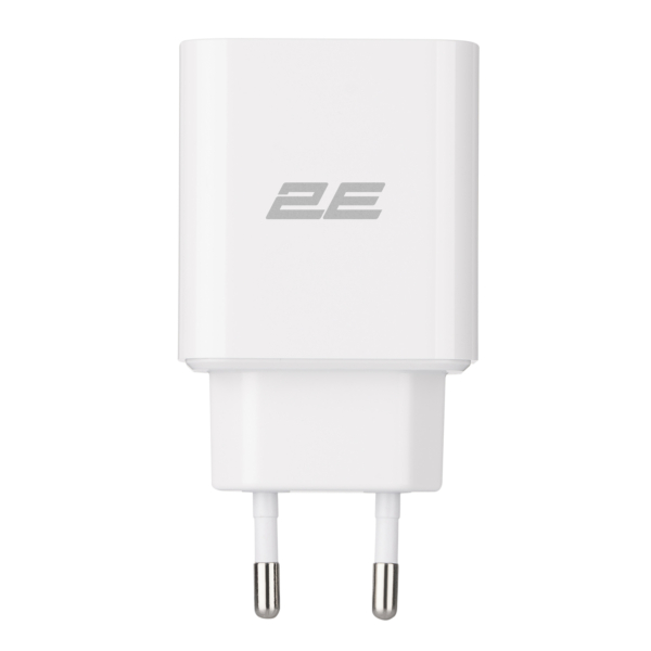 2Е Wall Charger 18W USB-A QC, white