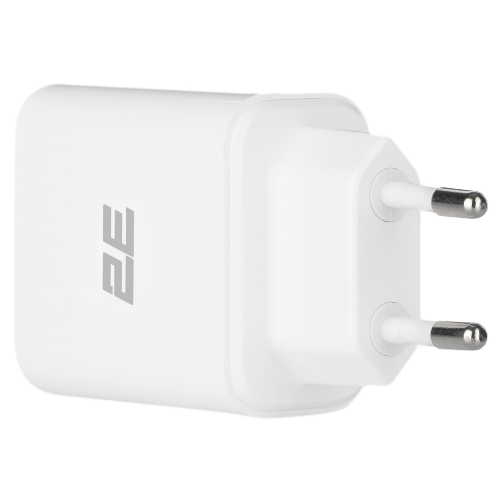 Зарядное устройство сетевое 2E 18Вт USB-A QC, белый