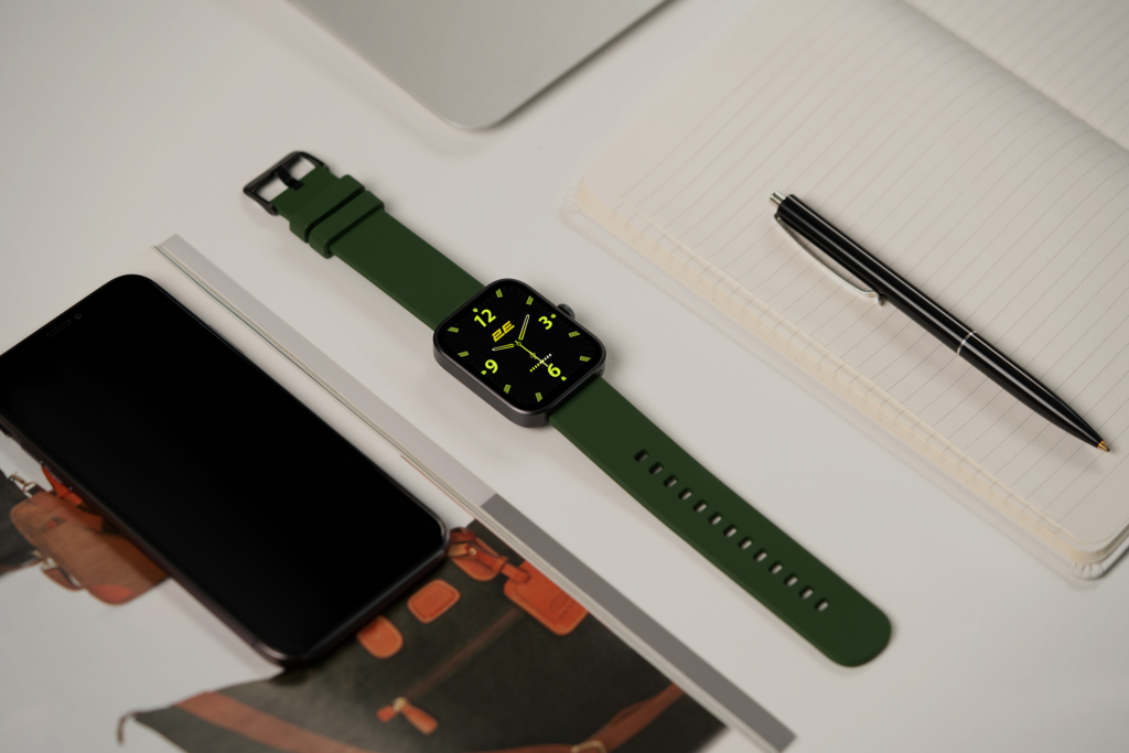 2E Smart Watch Alpha SQ Music Edition 46 mm Black-Green