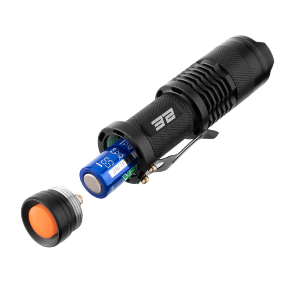 2E Hand lantern on batteries PYB1AA AAx1 100lm 3W 3 lighting modes IPX4 0.04kg