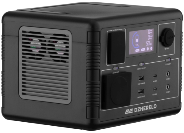 Portable Power Station 2Е Dzherelo, 600 W, 560 Wh, Fast Charging