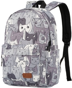 Рюкзак 2Е, TeensPack Cats, серый