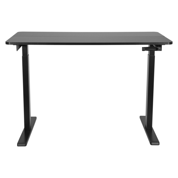 2E Computer table CE120B-MECHANIC, height adjustment, mechanical, 72/120х120x60cm, black