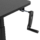 2E Computer table CE120B-MECHANIC, height adjustment, mechanical, 72/120х120x60cm, black