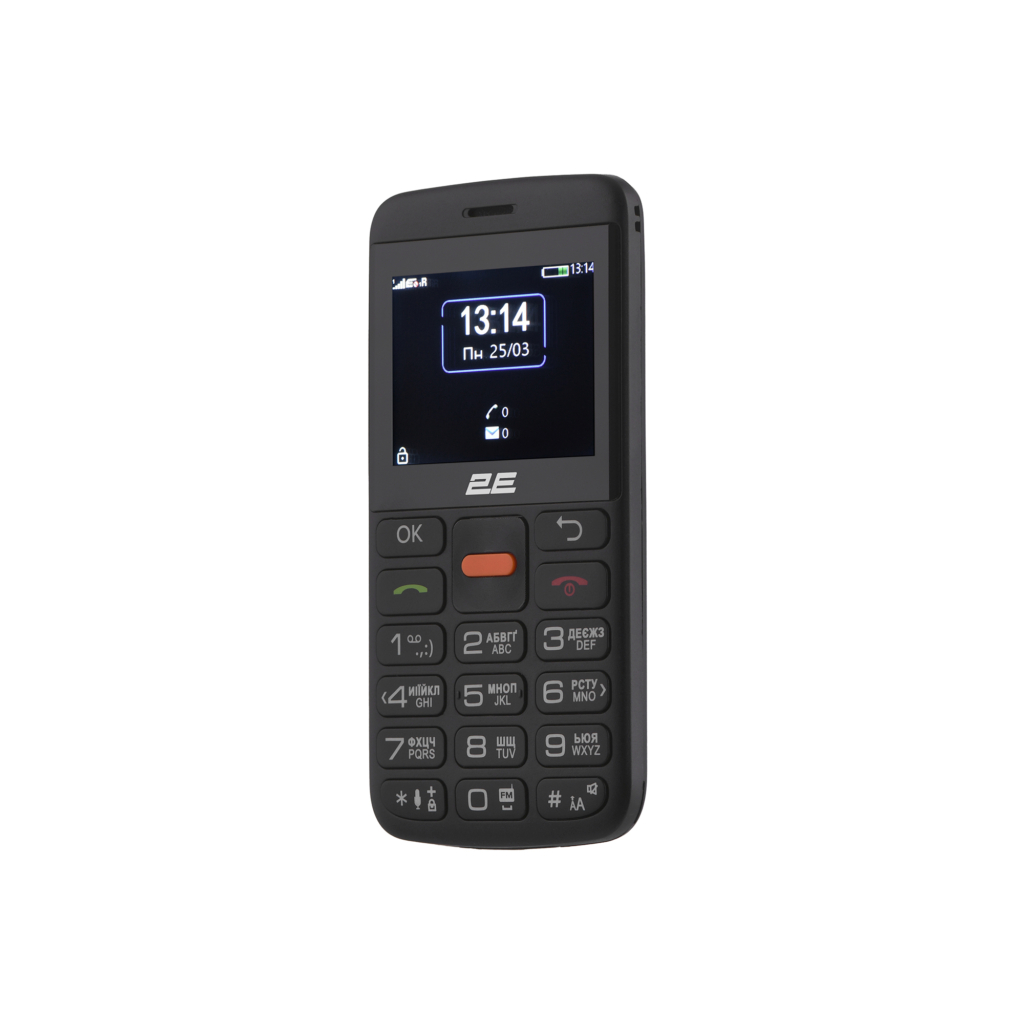 Mobile phone 2E T180 MAX 2.3″ 2SIM, 1000mAh, Чорний