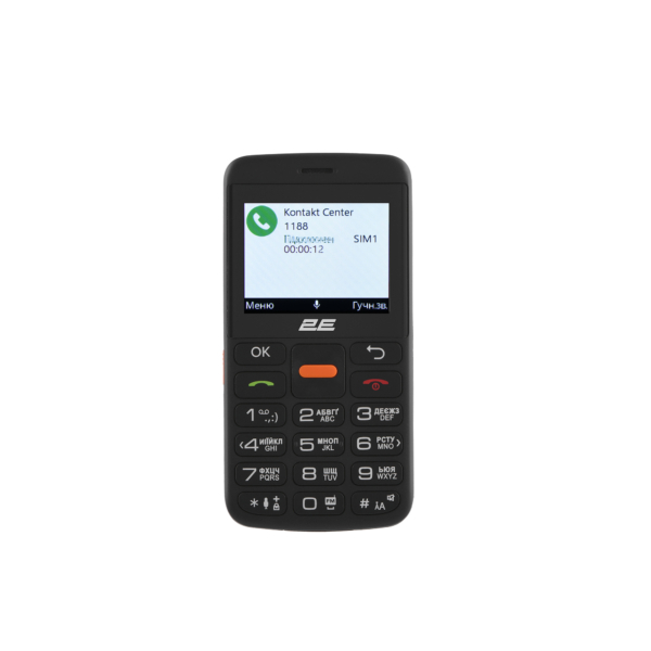 Мобильный телефон 2E T180 MAX 2.3″ 2SIM, 1000мА•ч, черный