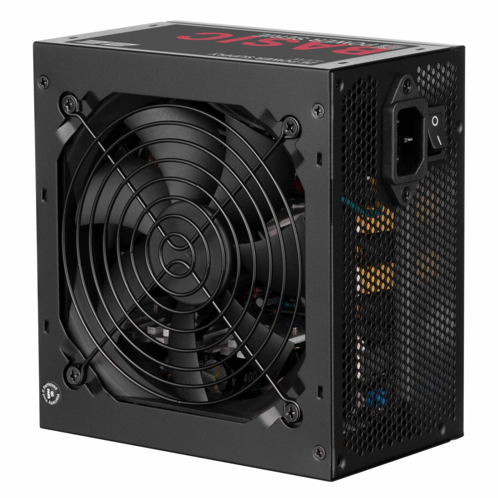 2E PSU Basic Power  (400W), 80%, 120mm, 1xMB 24pin(20+4), 1xCPU 8pin(4+4), 3xMolex, 4xSATA, 1xPCIe 8pin(6+2)