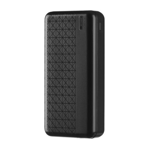 Акумулятор портативний літій-іонний Power Bank 2E Geometry 20000мА·год, 18Вт, PD, QC, чорний