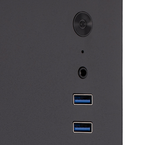 Корпус 2E Credo V200B-400 с БП 2E ATX400, 2xUSB3.0, 1×80мм, VGA 250мм, mATX, чёрный