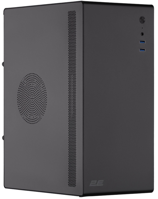 Корпус 2E Credo V200B-400 с БП 2E ATX400, 2xUSB3.0, 1×80мм, VGA 250мм, mATX, чёрный