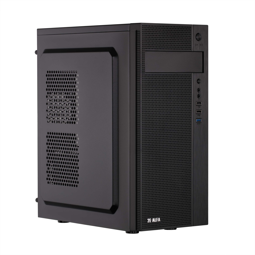 Корпус 2E Alfa E185-400 с БП 2E ATX400W 1xUSB3.0, 2xUSB2.0 VGA 310мм ATX чёрный