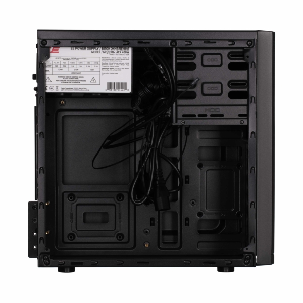 Корпус 2E Basis RD863-400 с БП 2E ATX400 2xUSB2.0 VGA 320мм mATX чёрный