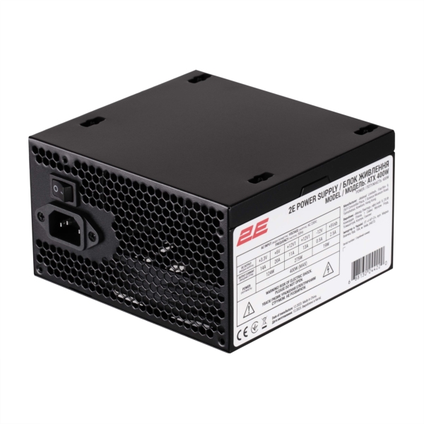 Корпус 2E Basis RD863-400 с БП 2E ATX400 2xUSB2.0 VGA 320мм mATX чёрный