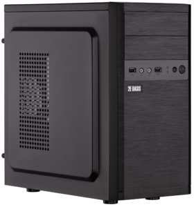 Корпус 2E Basis RD863-400 с БП 2E ATX400 2xUSB2.0 VGA 320мм mATX чёрный