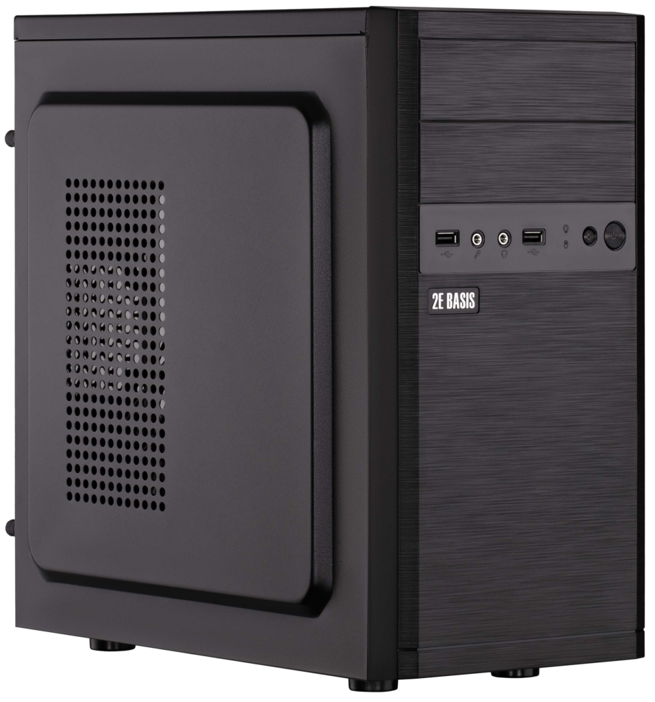 Корпус 2E Basis RD863-400 с БП 2E ATX400 2xUSB2.0 VGA 320мм mATX чёрный
