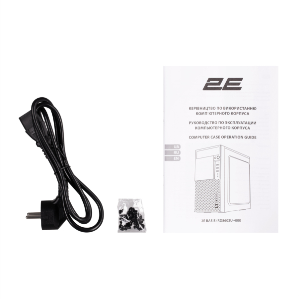 Корпус 2E Basis RD8603U-400 с БП 2E ATX400 1xUSB3.0, 2xUSB2.0 VGA 320мм mATX чёрный