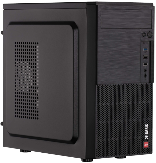 Корпус 2E Basis RD8603U-400 с БП 2E ATX400 1xUSB3.0, 2xUSB2.0 VGA 320мм mATX чёрный