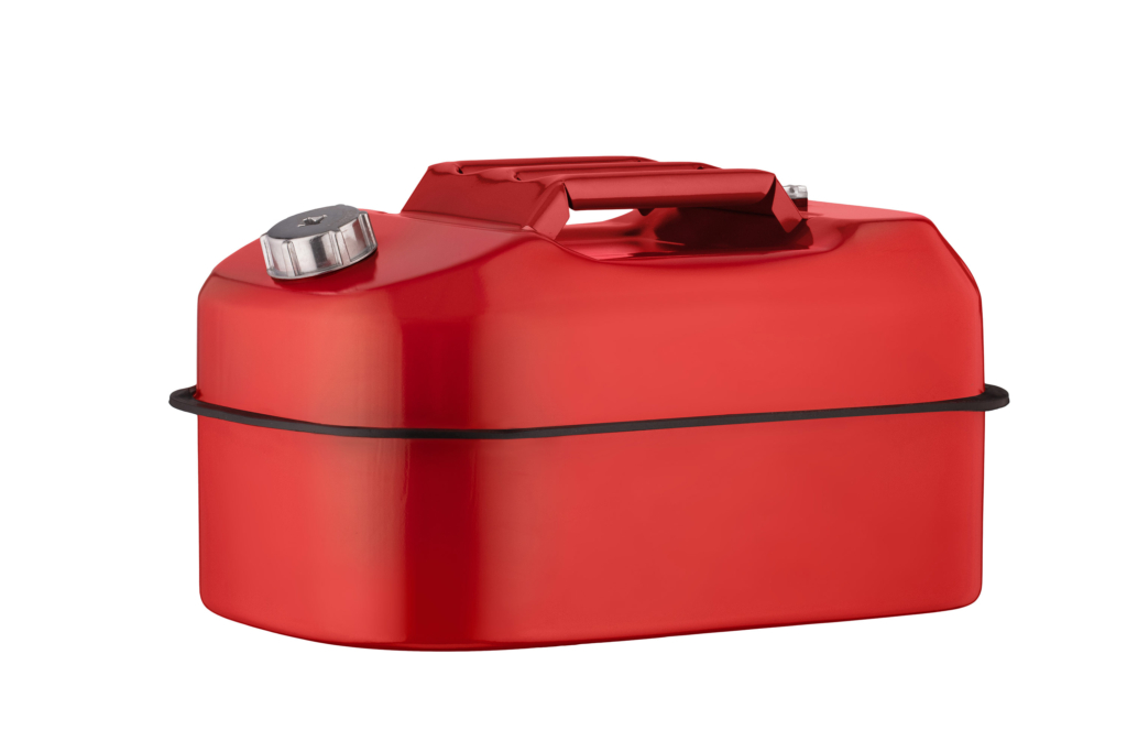 2E Jerry cans horizontal 20L, metal 0.8mm, 3.1kg, red