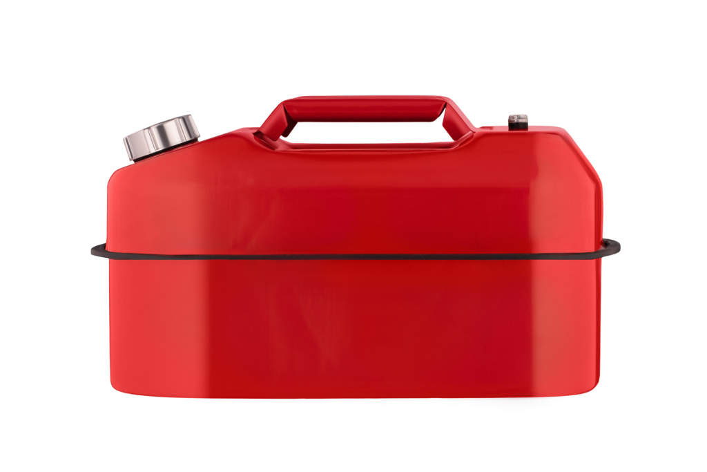 2E Jerry cans horizontal 20L, metal 0.8mm, 3.1kg, red