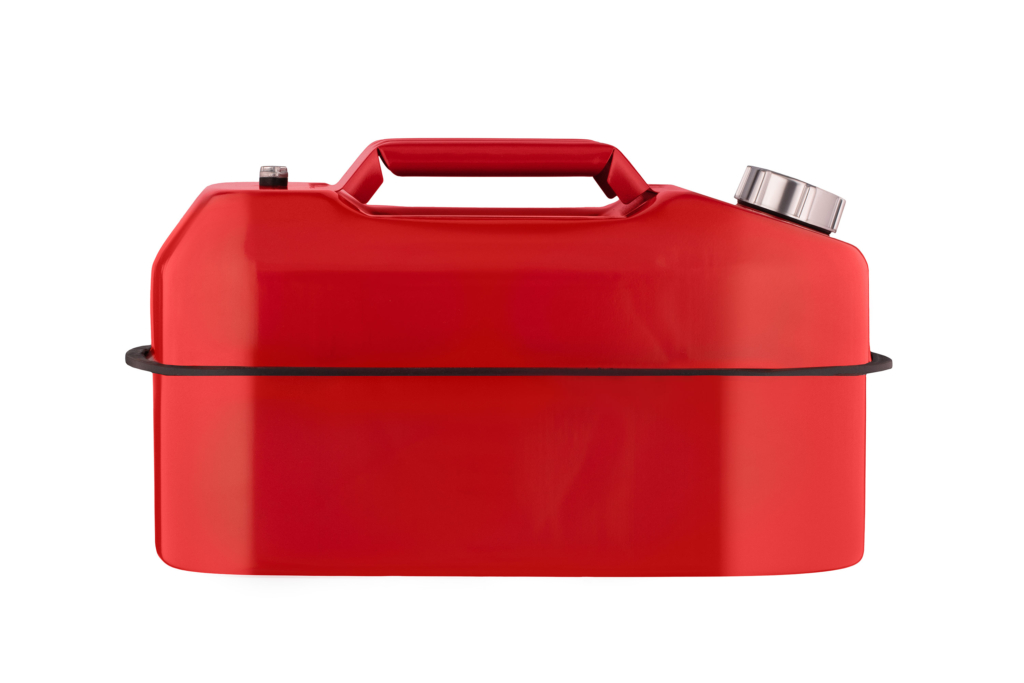 2E Jerry cans horizontal 20L, metal 0.8mm, 3.1kg, red