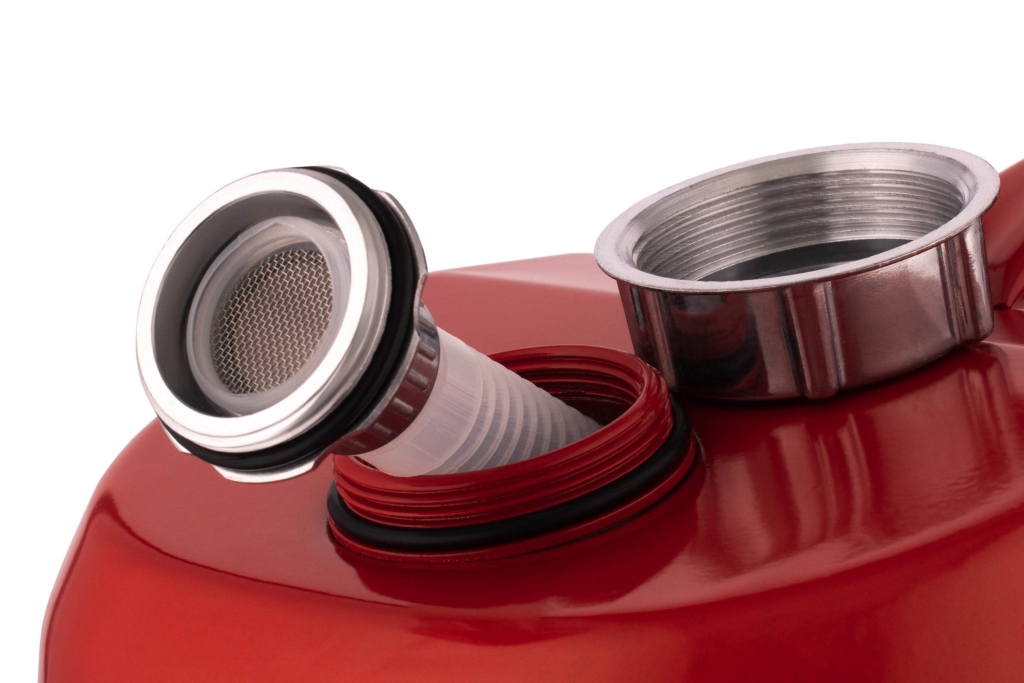 2E Jerry cans horizontal 20L, metal 0.8mm, 3.1kg, red
