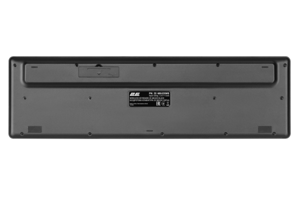 2E Комплект клавиатура и мышь MK420 WL, EN/UK/RU, чёрный