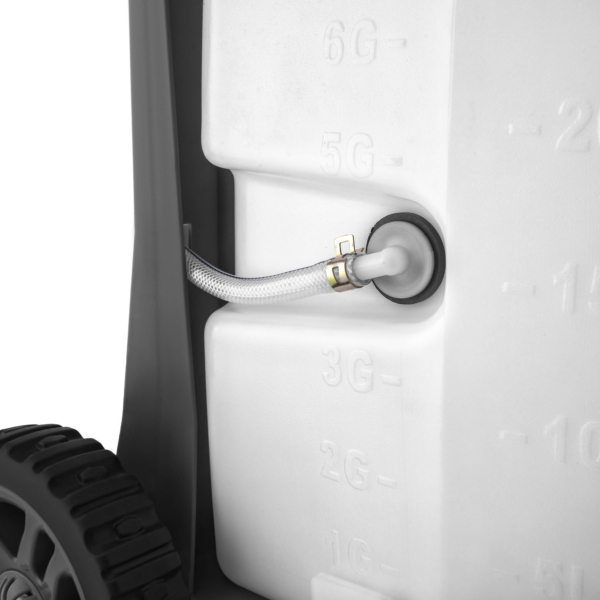 Обприскувач акумуляторний 2E AquaSpray 40LR 40л 12В 1х12А·год 7бар 6л·хв вольтметр колеса шланг 15м 14.5кг