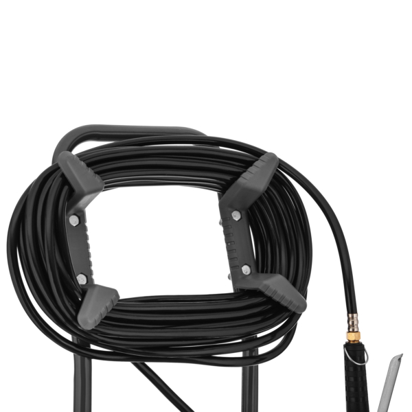 Обприскувач акумуляторний 2E AquaSpray 40LR 40л 12В 1х12А·год 7бар 6л·хв вольтметр колеса шланг 15м 14.5кг