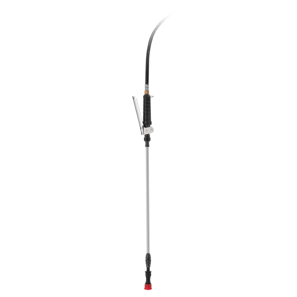 Обприскувач акумуляторний 2E AquaSpray 40LRC 40л 12В 1х12А·год 7бар 6л·хв вольтметр колеса котушка шланг 30м 16кг
