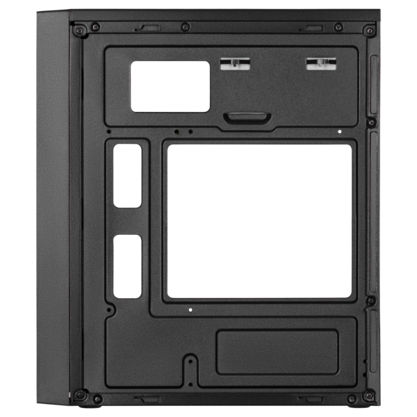 Корпус 2E TeamX TMX03 с БП 2E ATX400W, 2xUSB2.0, 1×80мм, VGA 220мм, mATX, чёрный