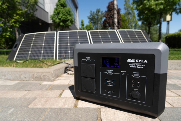 Портативная электростанция 2Е Syla, 1500 Вт, 1280 Вт/ч, WiFi/BT, параллельное подключение, быстрая зарядка