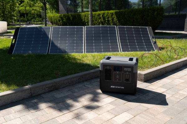 Power Station 2E Syayvo 2400W/2560Wh, WiFi/BT, Parallel System, Fast Charging
