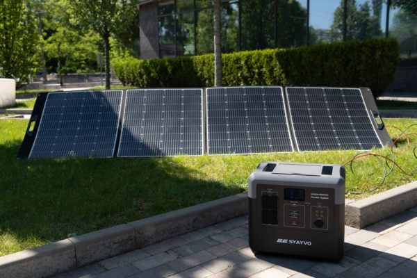Power Station 2E Syayvo 2400W/2560Wh, WiFi/BT, Parallel System, Fast Charging