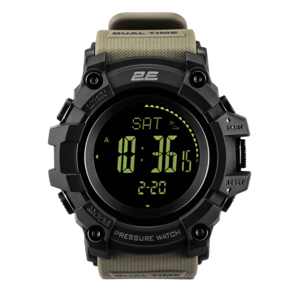 2E Tactical Тактические часы Armor GT Army Green с компасом и шагомером