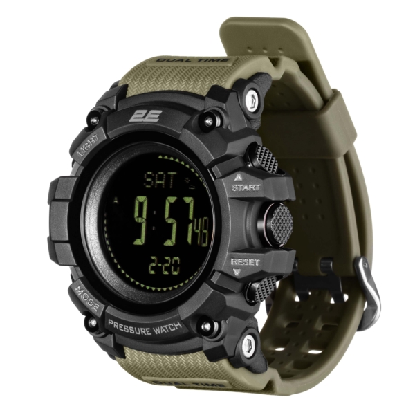 2E Tactical Тактические часы Armor GT Army Green с компасом и шагомером